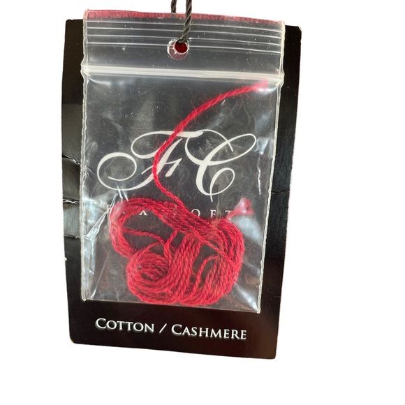 Foxcroft NWT Red V-Neck 90% Cotton 10% Cashmere Long Sleeve Sweater in Size XL - Picture 11 of 11